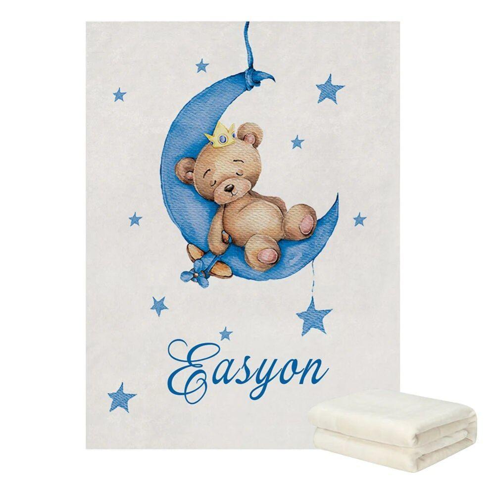 Custom Custom Sleeping Bear Crib Bedding