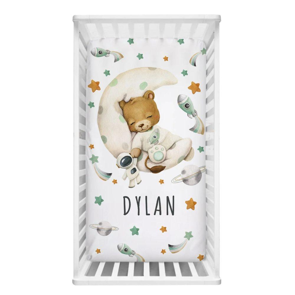 Custom cusSpace Lion Crib Set