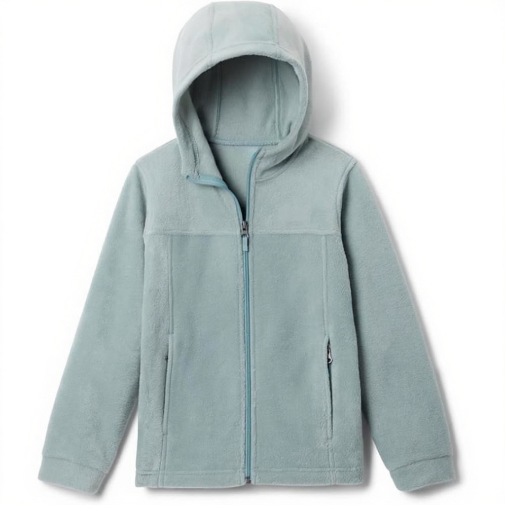 Kids Warm Fleece Hooded Jacket