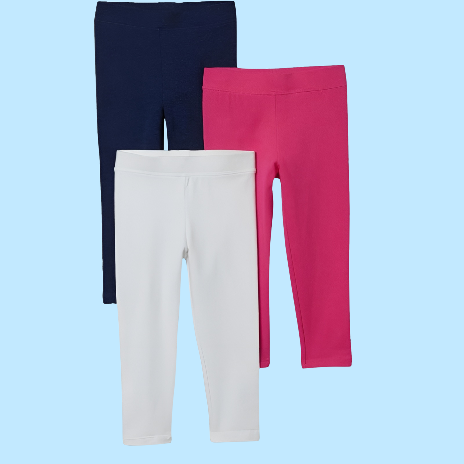 Girls And Toddlers Leggings Pack Of 3