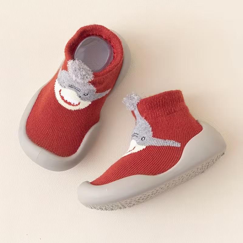 Cartoon Animal Designed Non Slip Baby Shoes