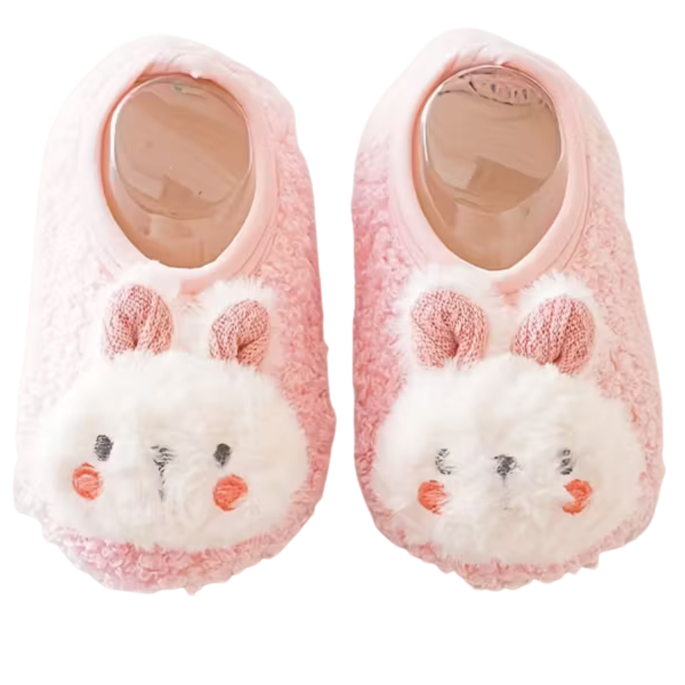 Kids Non Slip Rabbit Design Winter Shoes