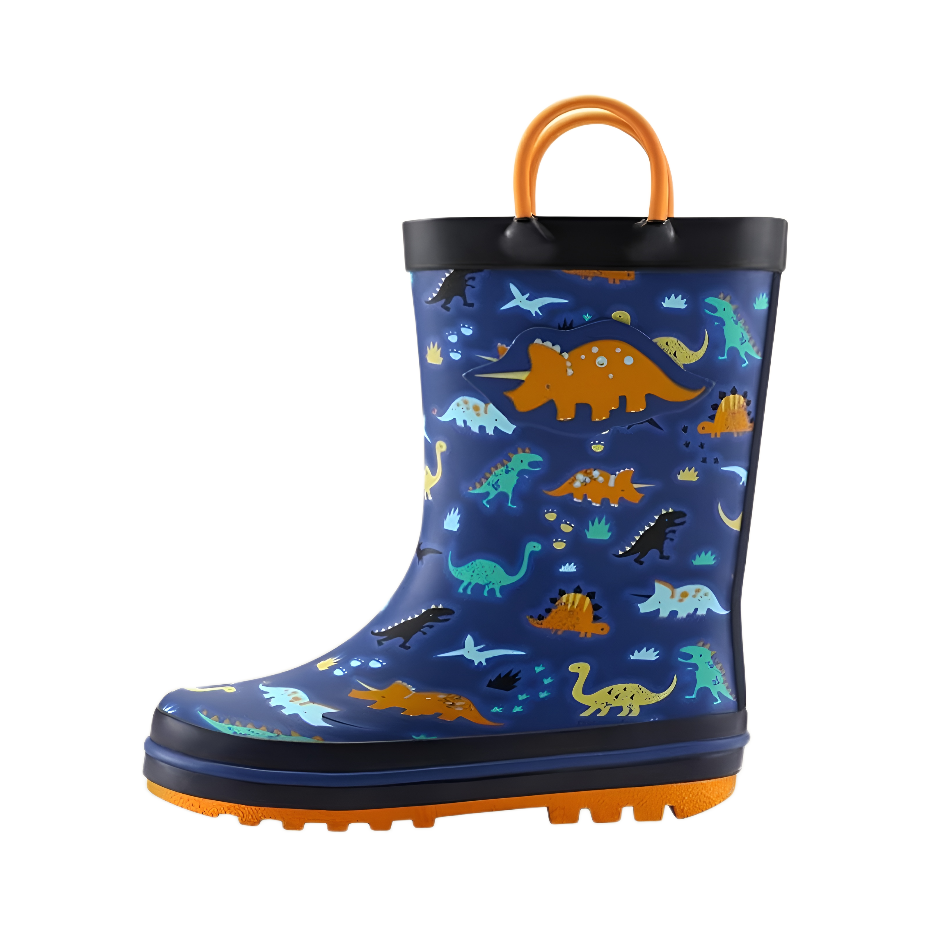 Girls Boys And Toddlers Waterproof Rubber Kids Rain Boots