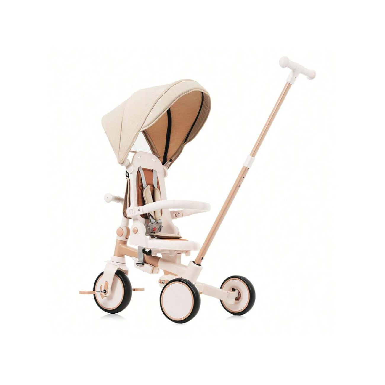 Toddler 7 In 1 Multifunctional Foldable Tricycle Stroller