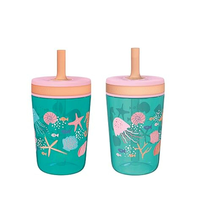 Kids Reusable Cartoon Plastic Cups