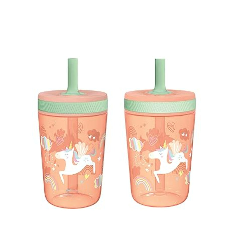 Kids Reusable Cartoon Plastic Cups