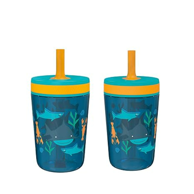 Kids Reusable Cartoon Plastic Cups