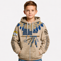 Los Angeles Rams Themed Zip Kids Hoodie