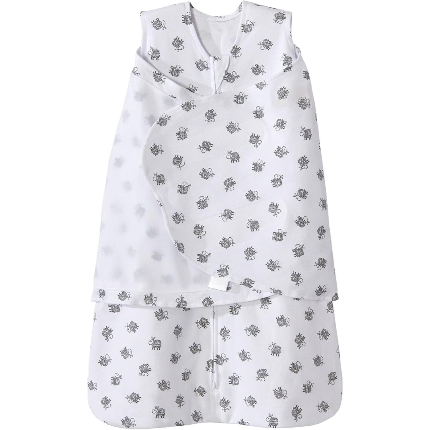 Adjustable Sleeveless Baby Sleep Sack With 3 Way Zipper