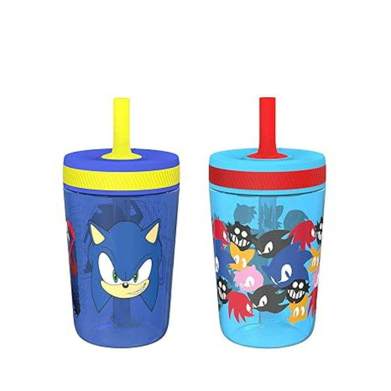 Kids Reusable Cartoon Plastic Cups