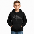 Denver Broncos Back In Style Logo Kids Hoodie