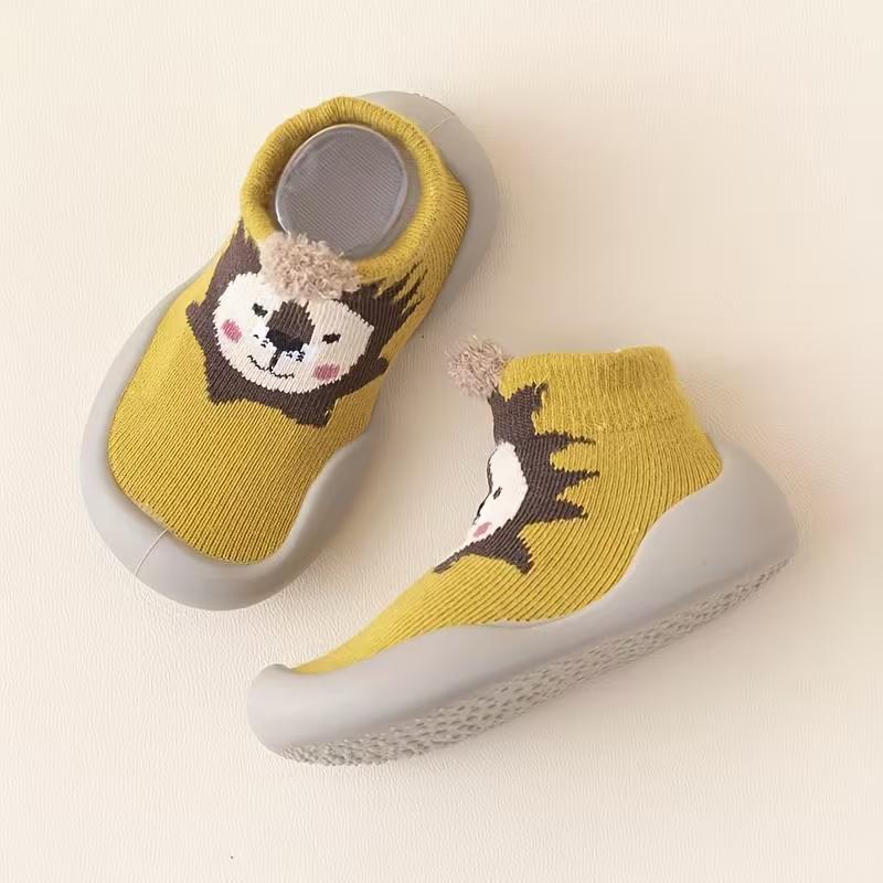 Cartoon Animal Designed Non Slip Baby Shoes