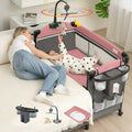 Newborn Toddler 5 In 1 Baby Changing Playpen Crib And Playard