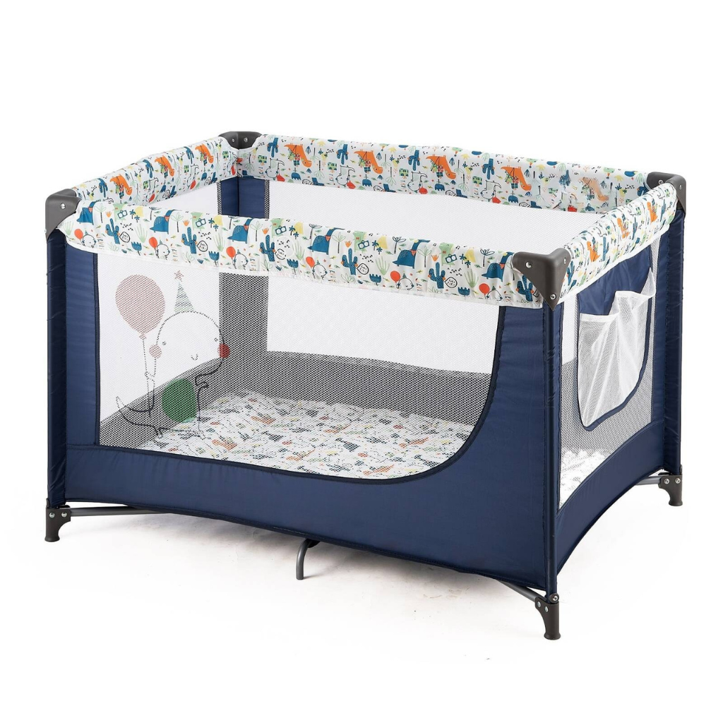 Babies Portable Playpen Crib With Foldable Mattress