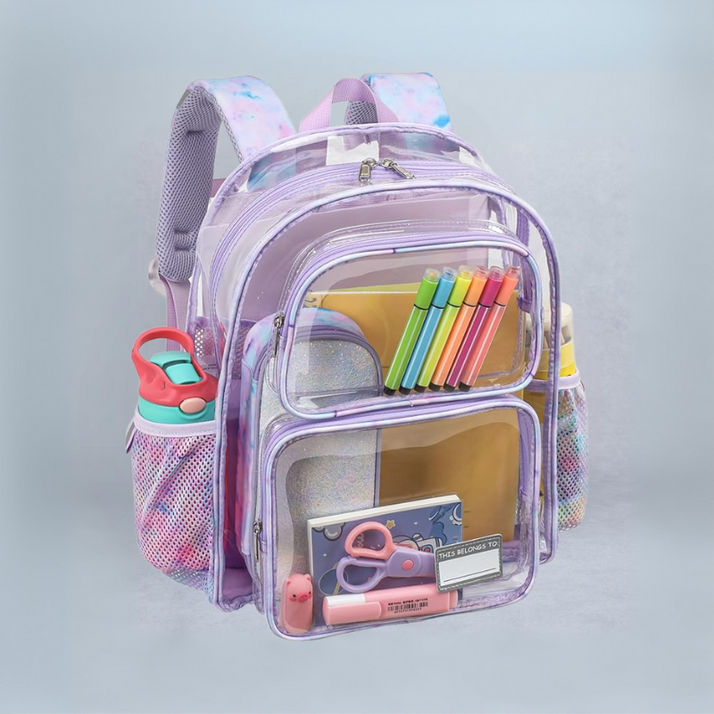Kids 1 Pack Clear Backpack