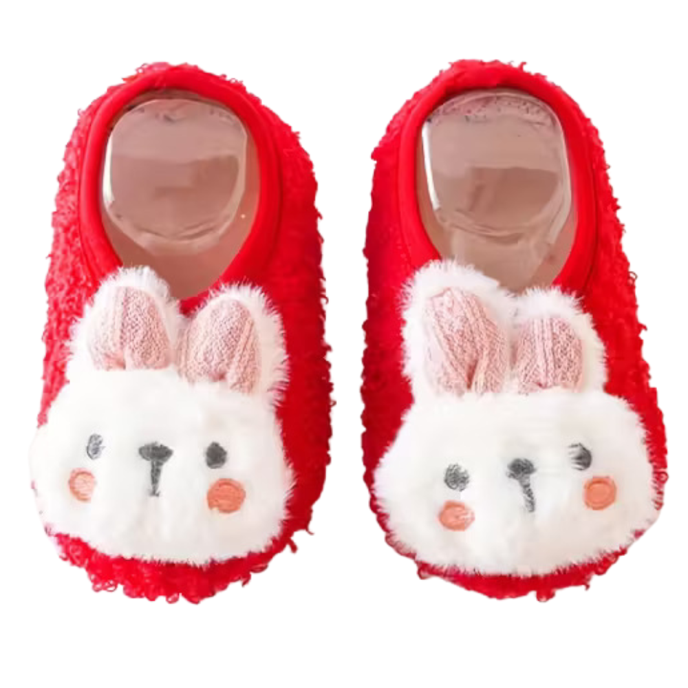 Kids Non Slip Rabbit Design Winter Shoes