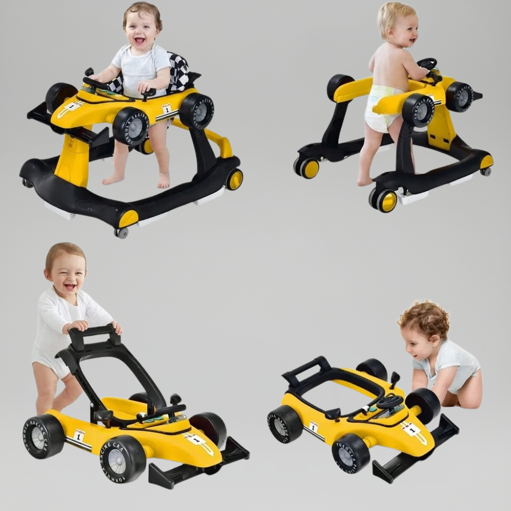 4 In 1 Foldable Adjustable Baby Activity Walker