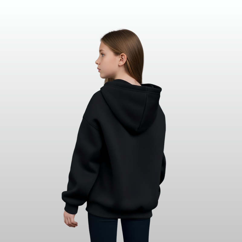 Girls Oversized Fleece Pullover Sweatshirts