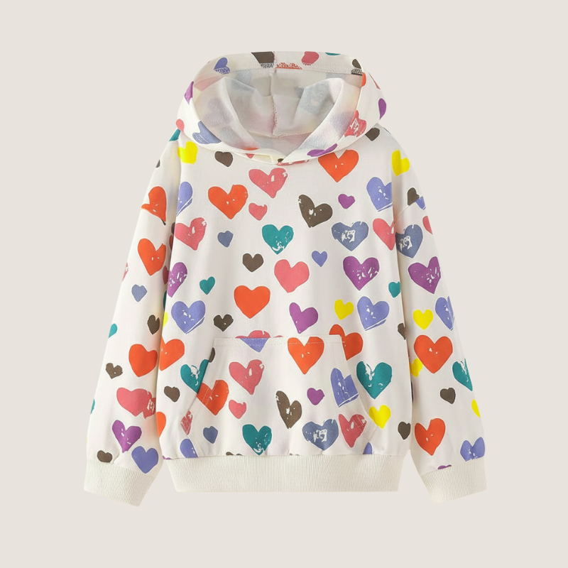 Toddler Girls and Kids Pullover Sweatshirt Hoodie
