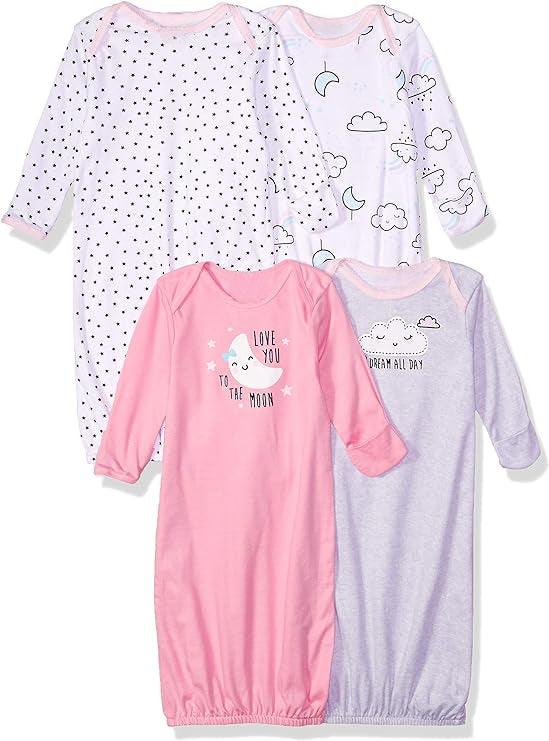 Cotton Baby Sleeper Gowns