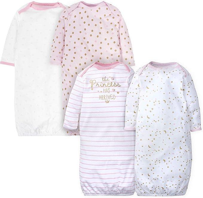 Cotton Baby Sleeper Gowns