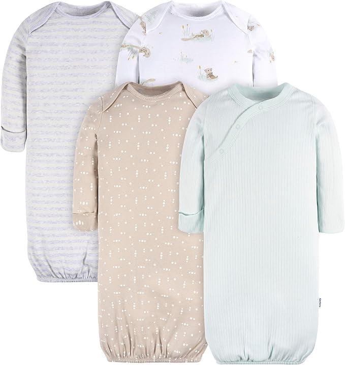 Cotton Baby Sleeper Gowns