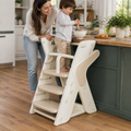 Kids 3 in 1 Convertible High Chair And Learning Tower