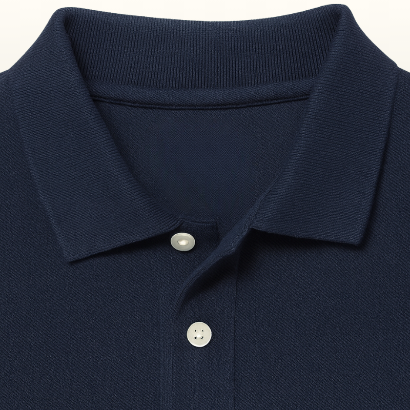 Pack Of 3 Boys Uniform Long Sleeve Pique Polo