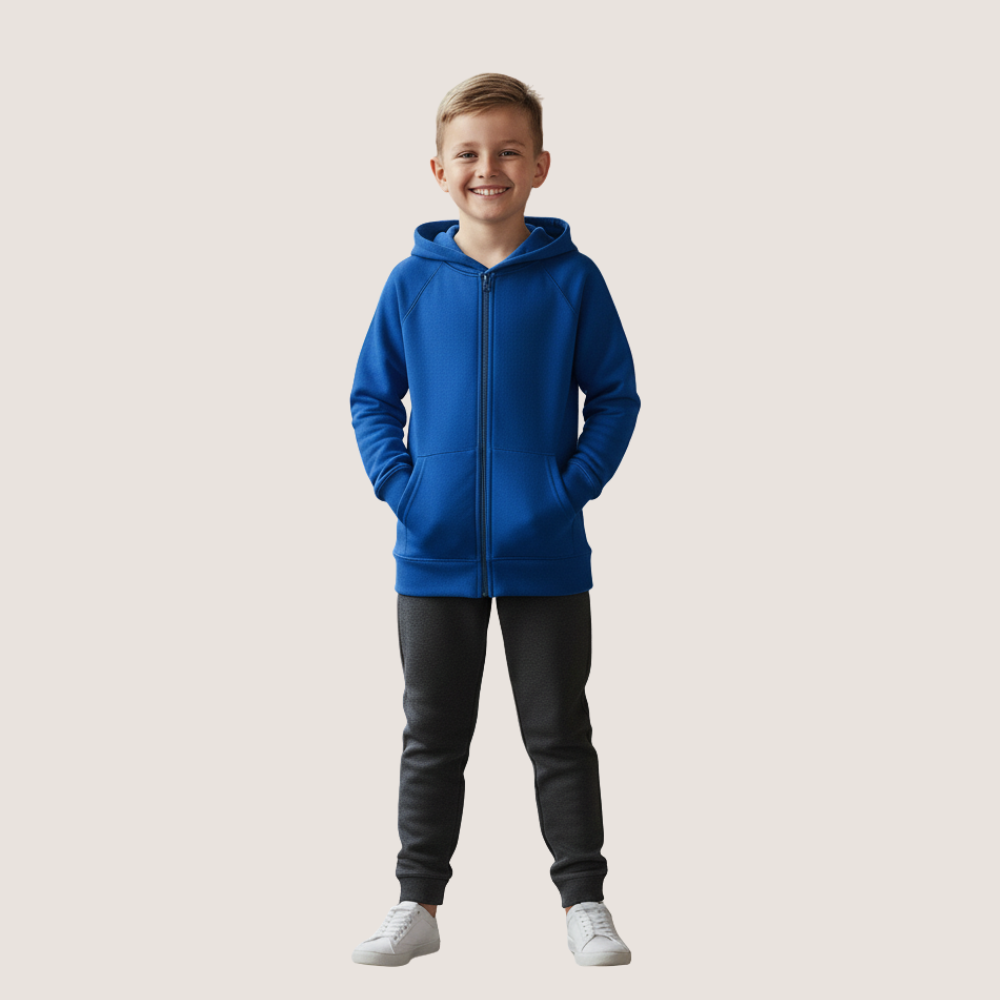 Boys Zip Up Sweatshirt Hoodie