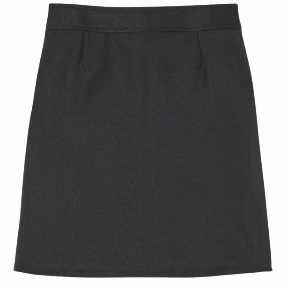 Girls Adjustable Waist Front Pleated Scooter Skirt With Built In Shorts