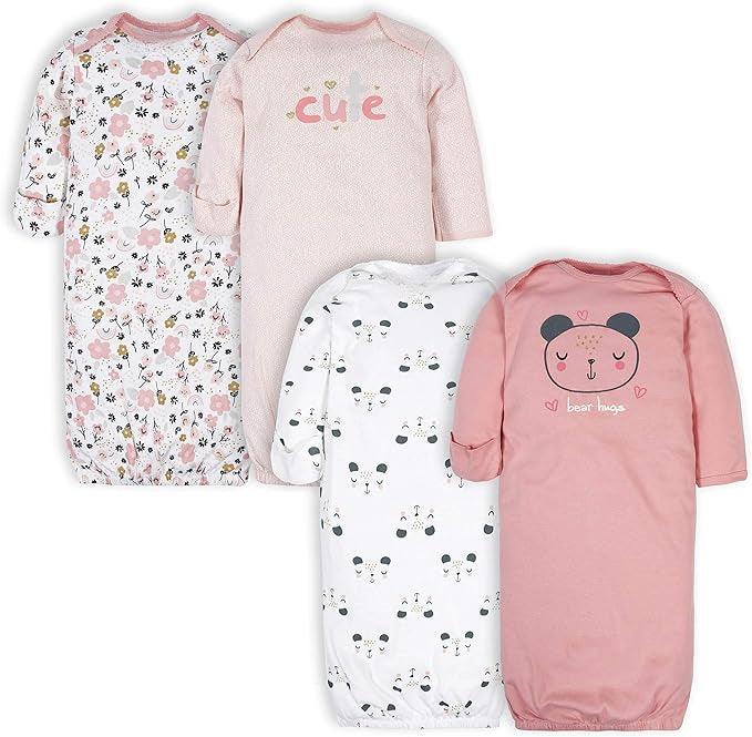 Cotton Baby Sleeper Gowns