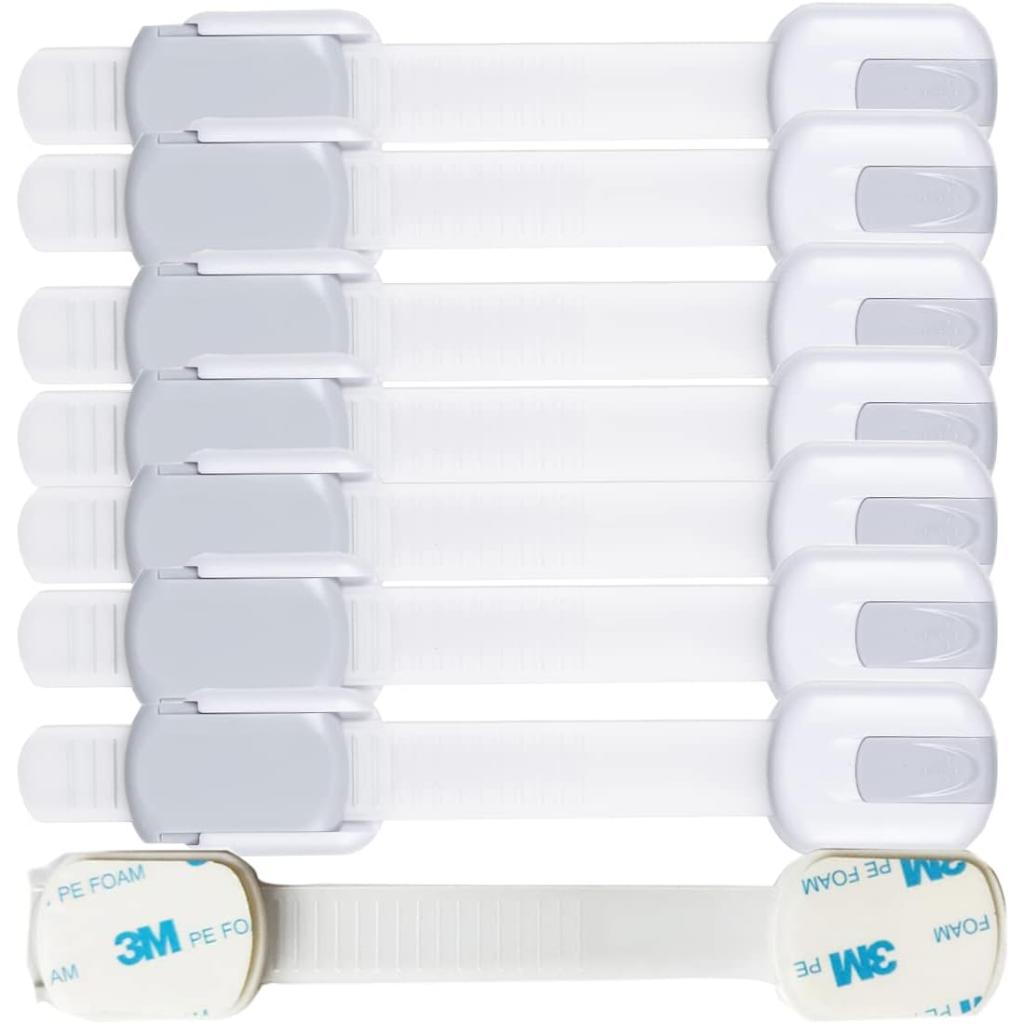 8PCS Adjustable Cabinet Safety Locks