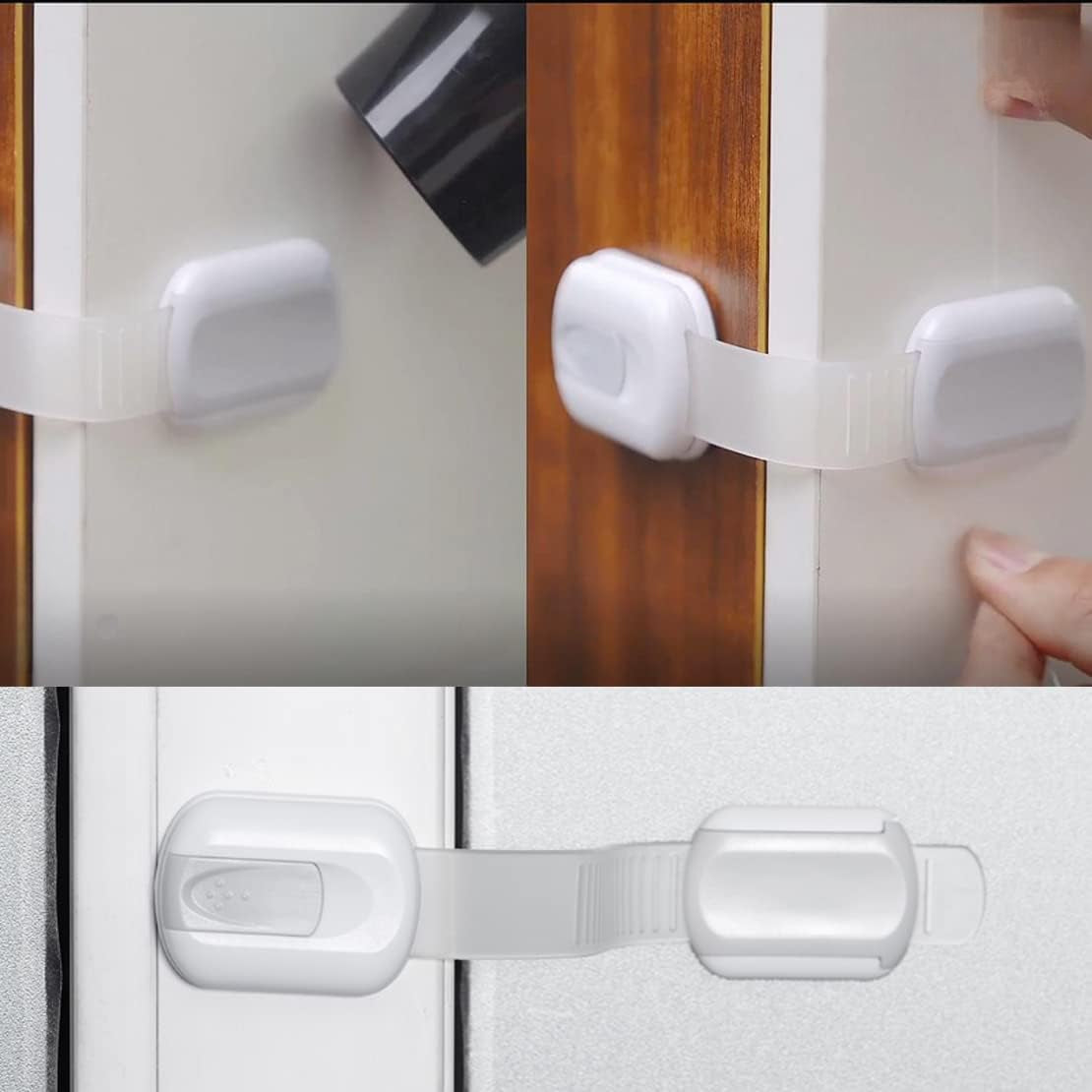 8PCS Adjustable Cabinet Safety Locks
