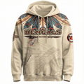 Native Heritage Inspired Cincinnati Bengals Football Fan Printed Pullover Kids Hoodie