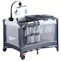 Babies 5 In 1 Bassinet Bedside Sleeper With Changing Table And Storage