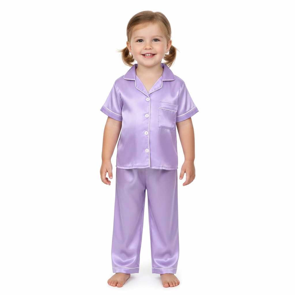 Girls Three Piece Casual Pajama Set