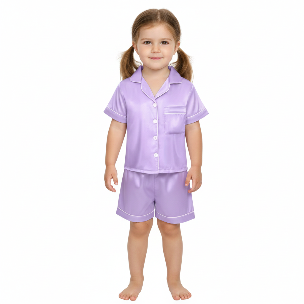 Girls Three Piece Casual Pajama Set