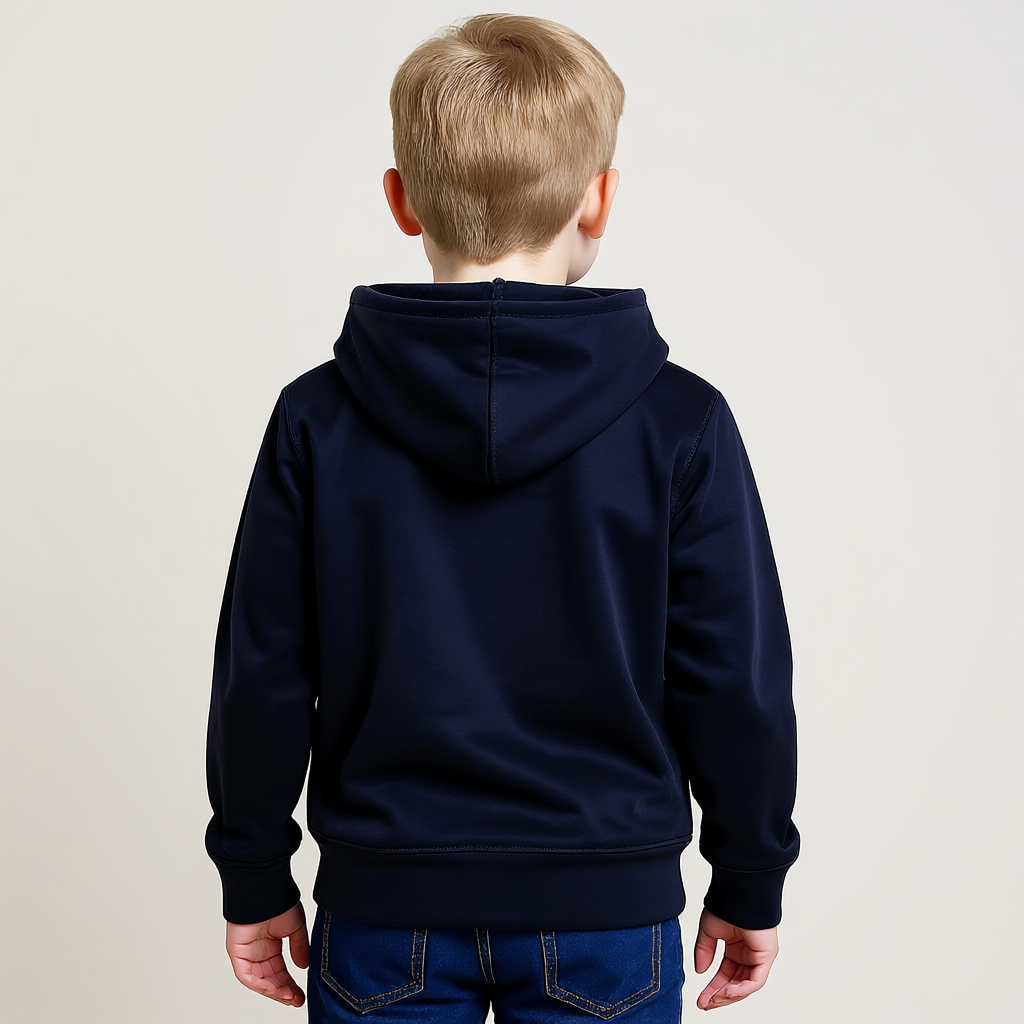 Long Sleeve Hooded Full Zip Front Sweatshirt