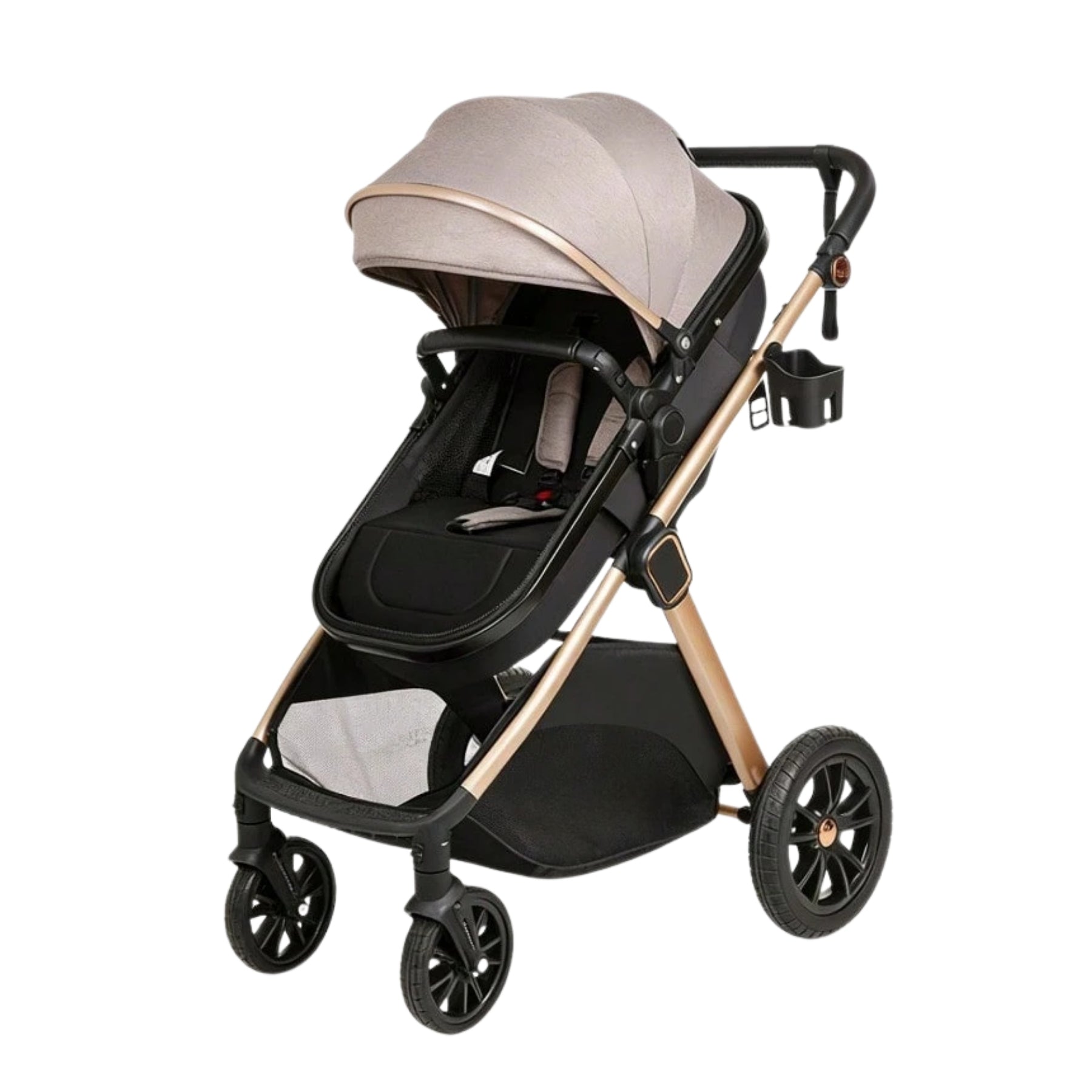 6 in 1 Convertible Bassinet Infant Stroller With Rain Cover