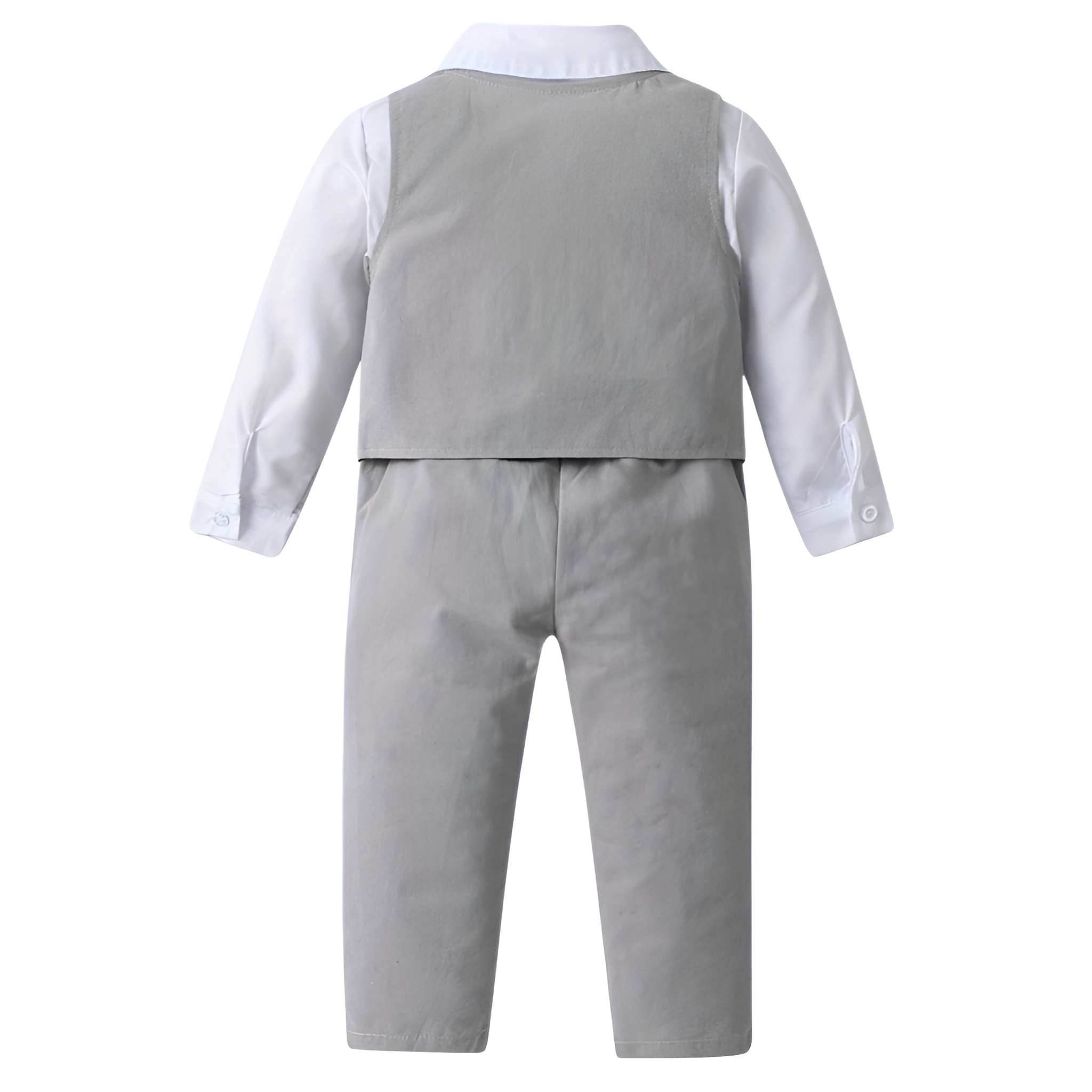 Boys 3 Piece Suit With Long Sleeve Shirt And Trousers Set