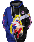 Sailor Moon Print Hoodie