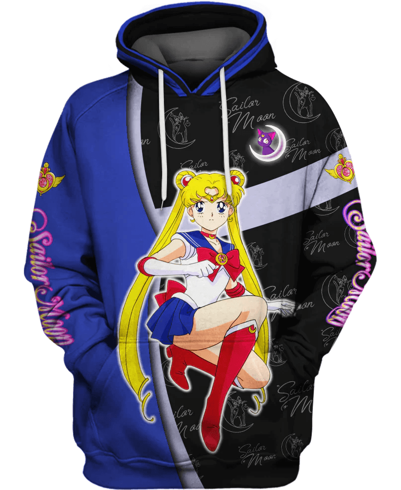 Sailor Moon Print Hoodie