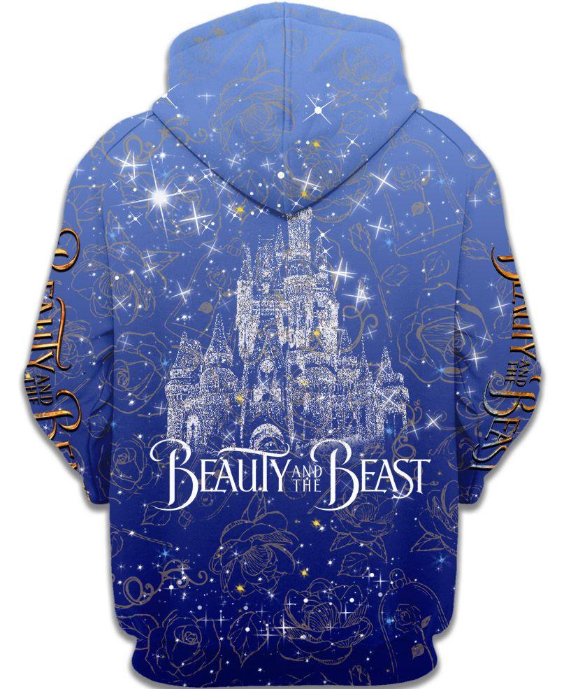 Beauty Beast Print Hoodie