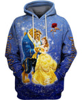 Beauty Beast Print Hoodie