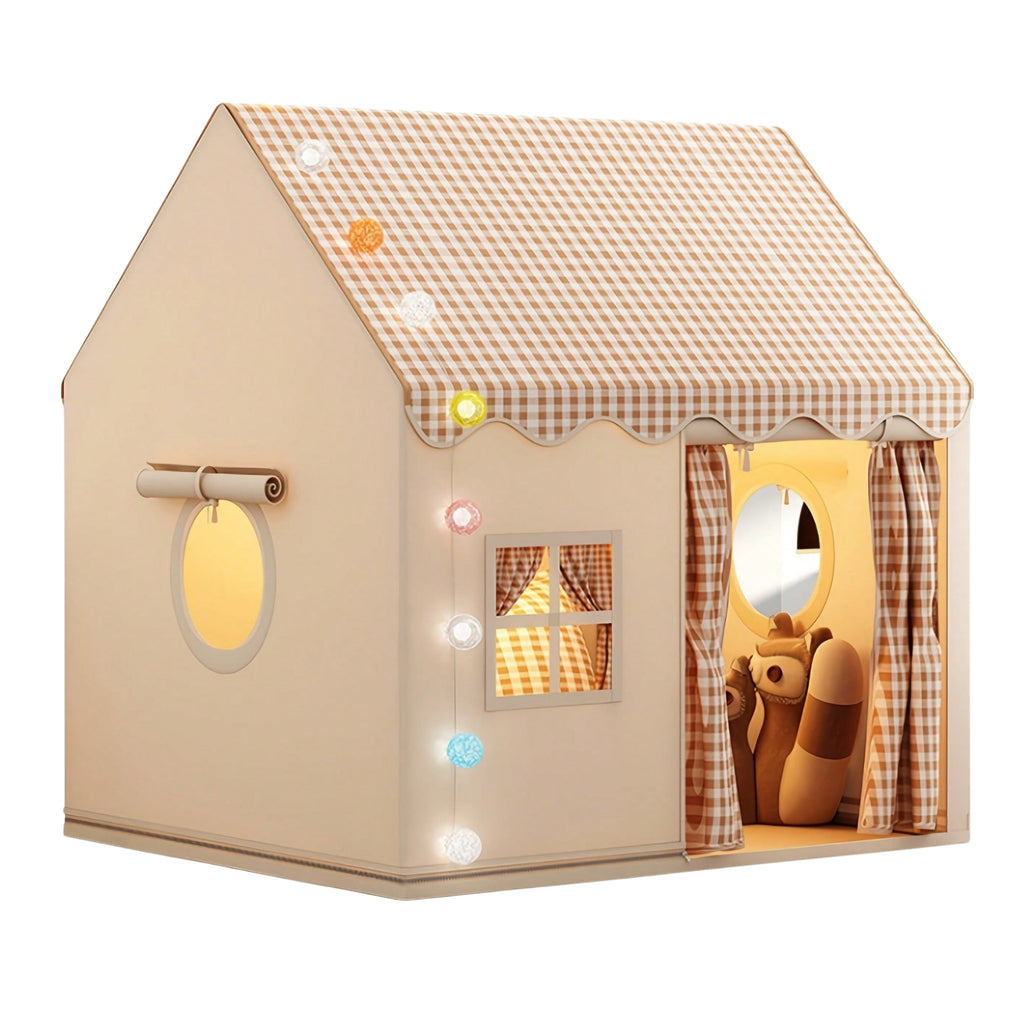 Kids Indoor Play Tent Small House With Castle Design