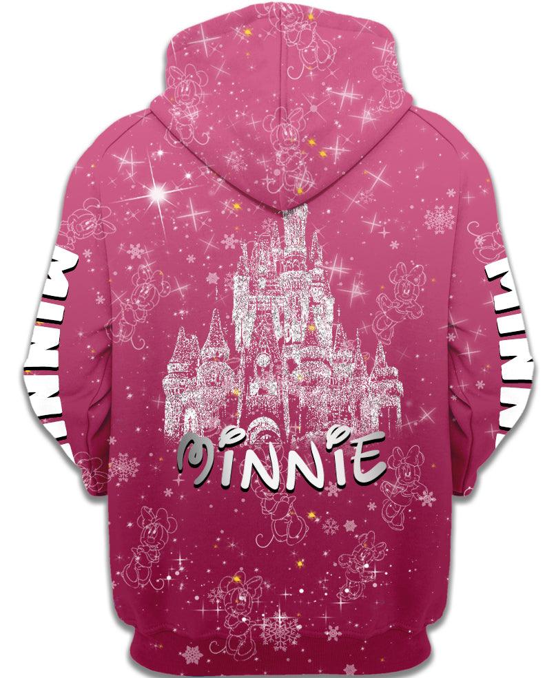 Minnie Mouse Print Hoodie