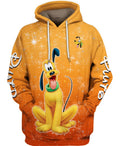 Adorable Pluto Print Hoodie