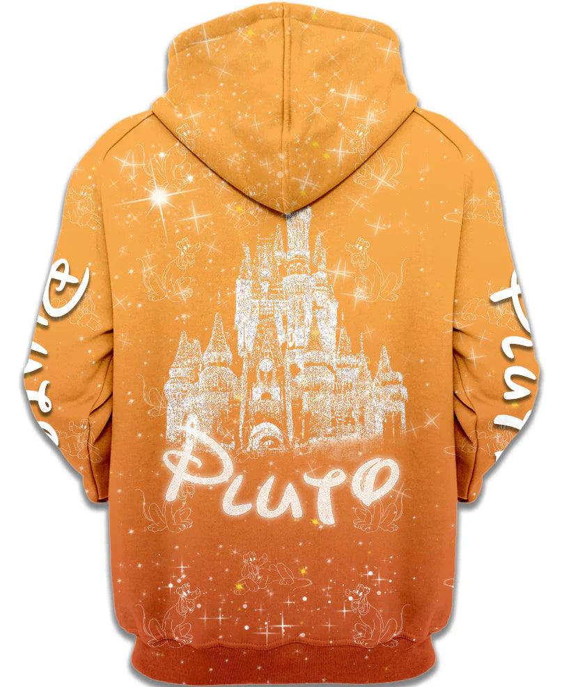 Adorable Pluto Print Hoodie