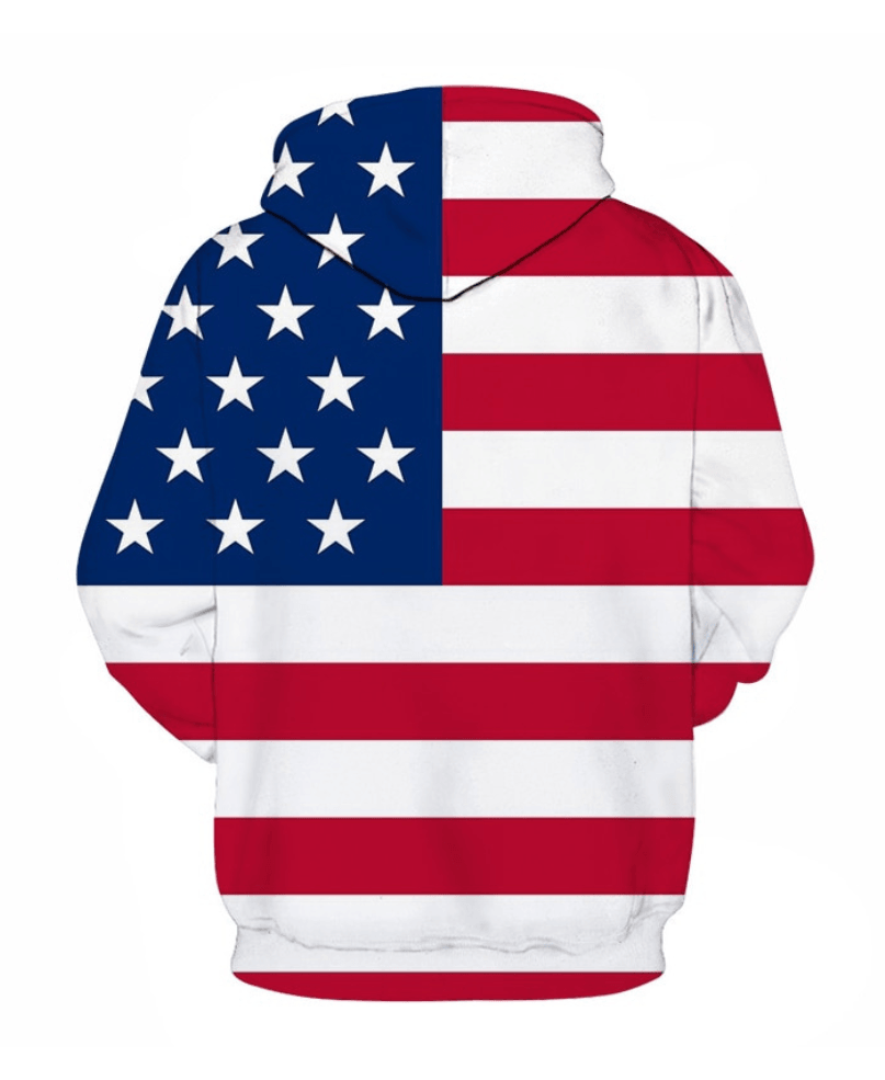 American Flag Themed Hoodie