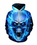 Skull Print Hoodie Bold, Cool, Stylish and Comfortable